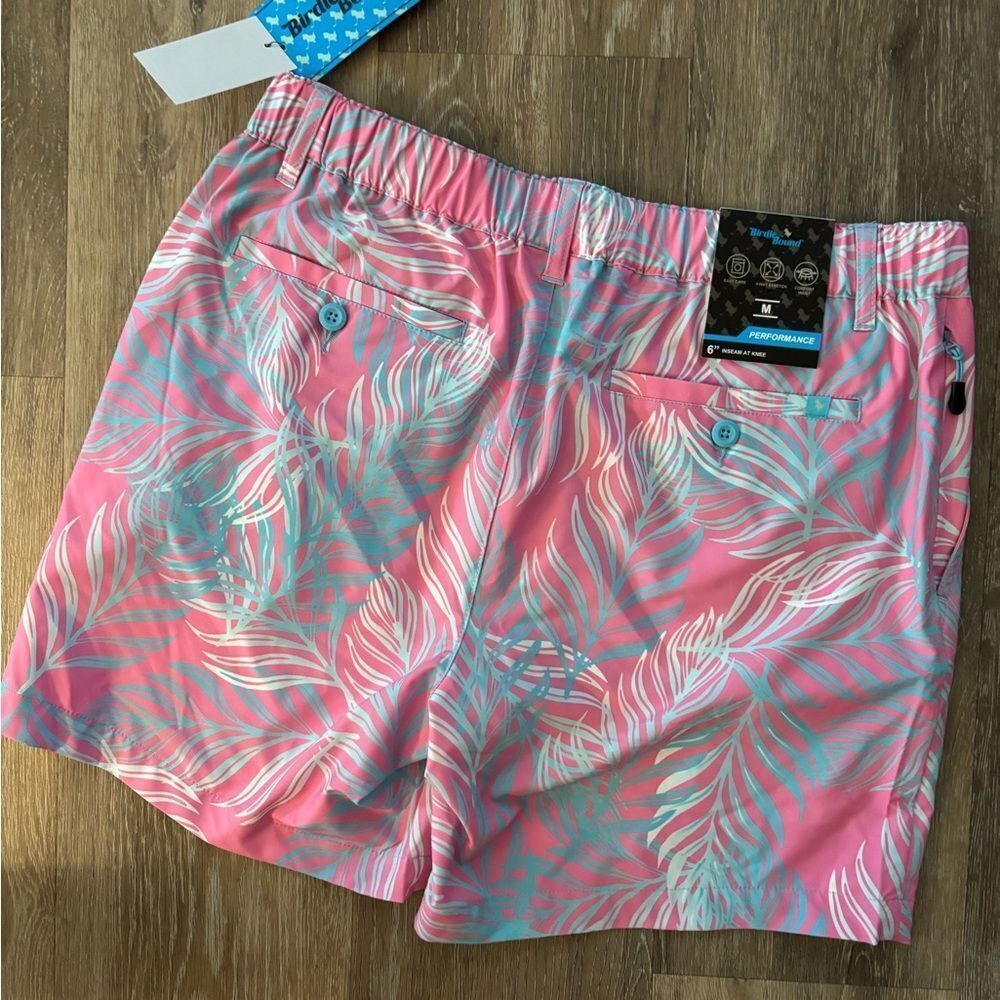 Birdie Bound Tropical Performance Shorts Sz M - Picture 2 of 3